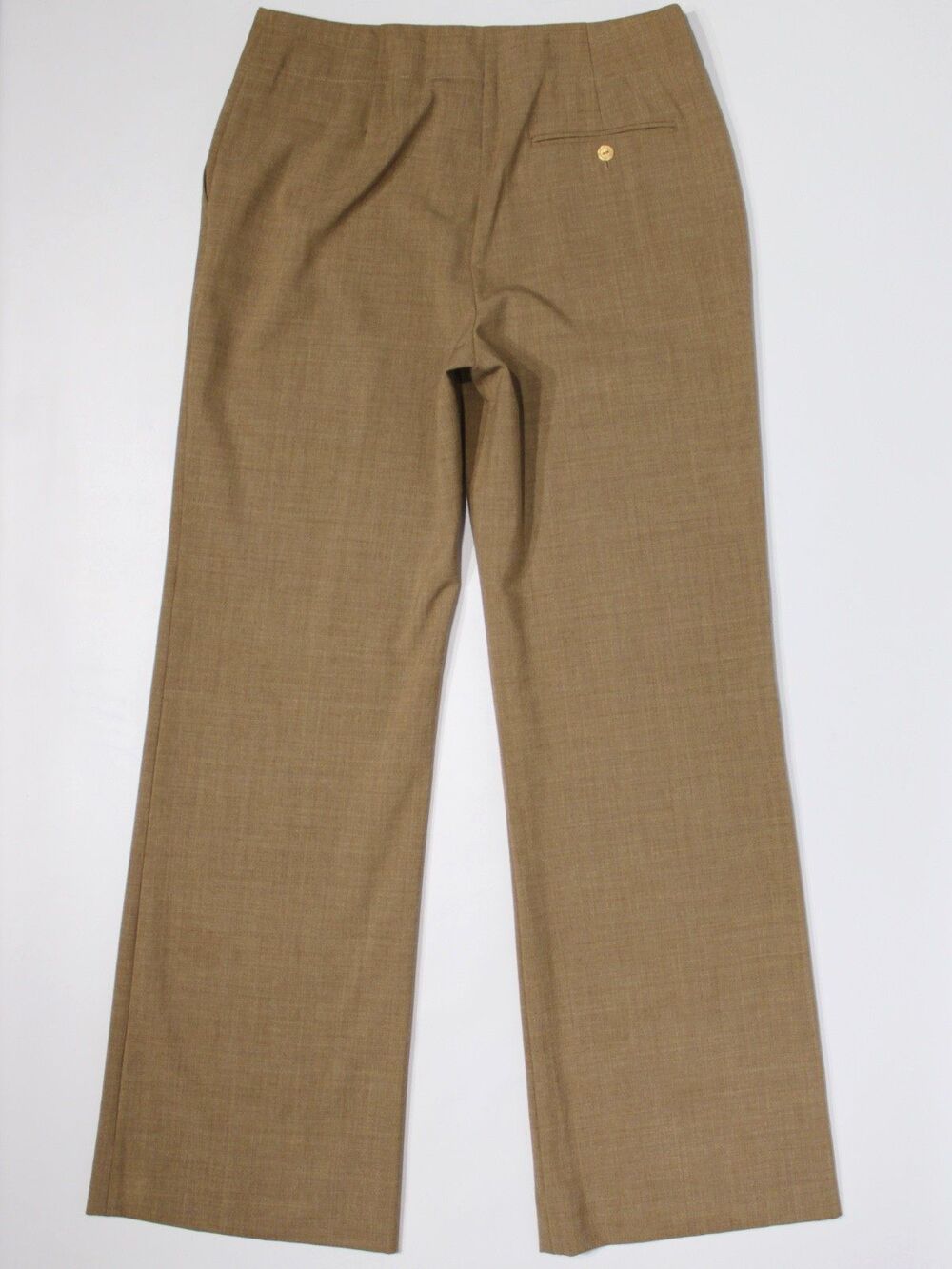 St. John Collection Beige Wide Leg Flare Pants Pockets Lagenlook Women Size 6 - Picture 3 of 8